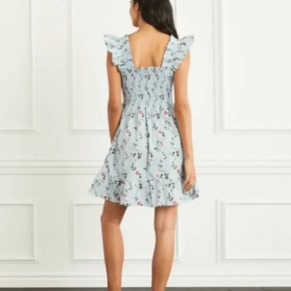 Hill House The Elizabeth Nap Dress Women’s Small in Pond Floral Mini Sundress - Picture 3 of 16